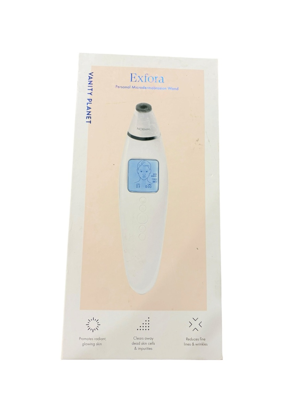 Exfora White Personal Microdermabrasion Wand
